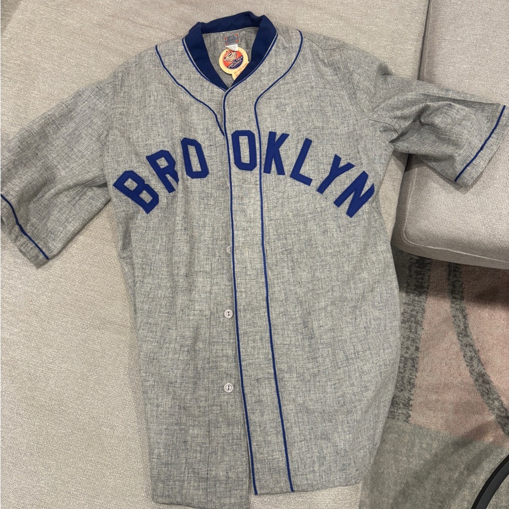 Ebbets Field Flannels Vintage Authentic Brooklyn Dodgers Jersey